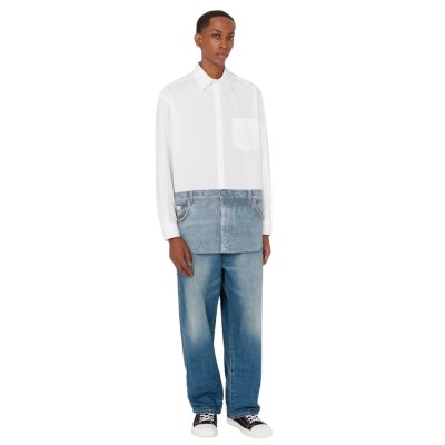 THE PRINTED COTTON POPLIN SHIRT